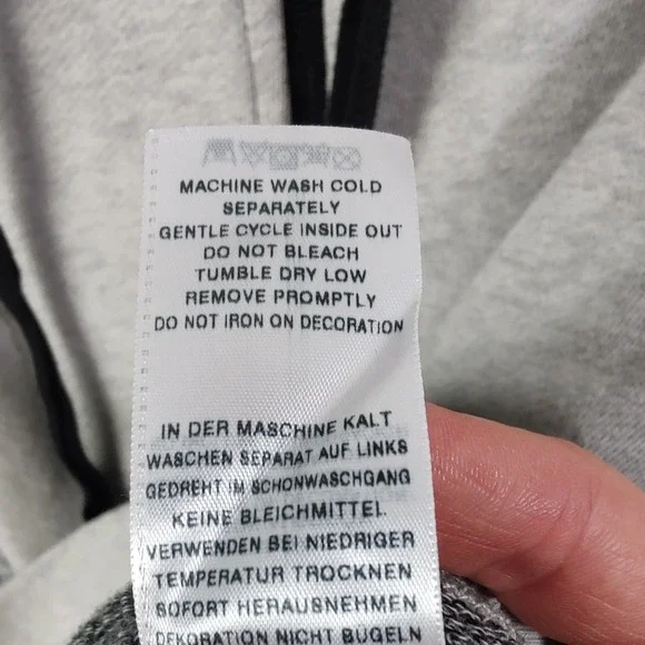 True Religion Womens Medium Streetwear Sleeveless Zip Up‎ Hoodie Vest Gray Gorp - Picture 9 of 11